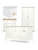 Wedmore 4 - Piece Cotbed with Dresser Changer, Wardrobe and Fibre Mattress image number 1